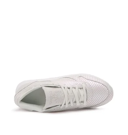 Reebok Classic Leather Textural W (Silbergrau / Weiß)