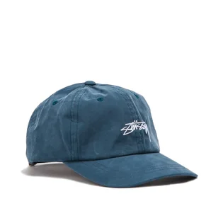 Stüssy Peached Smooth Stock Low Pro Cap (Blau)