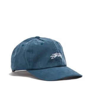 Stüssy Peached Smooth Stock Low Pro Cap (Blau)