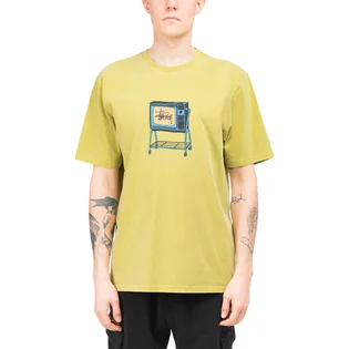 Stüssy Rolling TV Pigment Dyed T-Shirt (Grün)