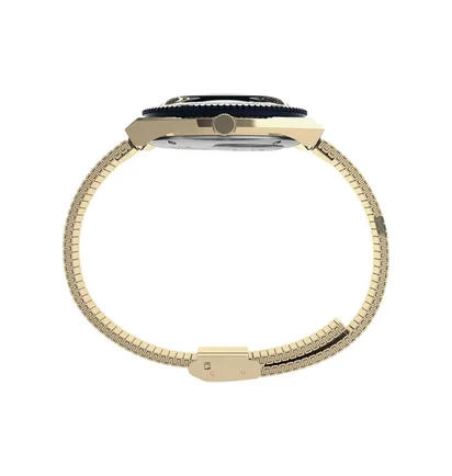 Timex Archive Q Diver Reissue 38mm (Gold / Blau)