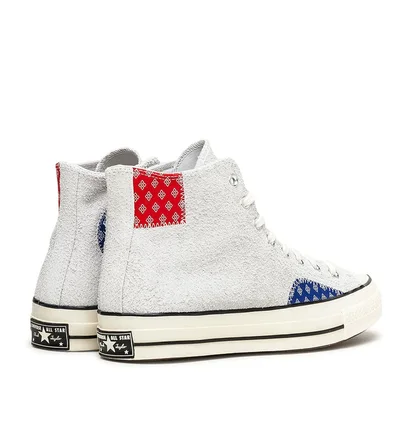 Converse Chuck Taylor 70 Hi Twisted Prep (Grau / Rot / Blau)