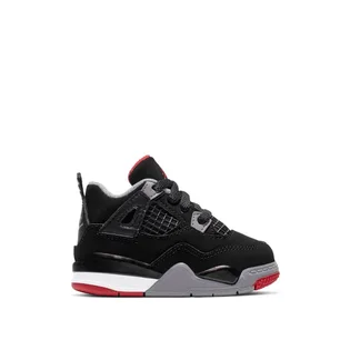 Air Jordan 4 Retro (TD) 'Black Cement' (Schwarz / Rot)
