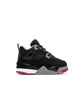 Air Jordan 4 Retro (TD) 'Black Cement' (Schwarz / Rot)