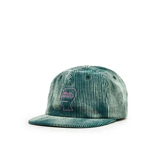 Brain Dead Bleach Cord Logo Head 5-Panel Cap (Grün)