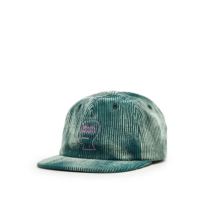 Brain Dead Bleach Cord Logo Head 5-Panel Cap (Grün)