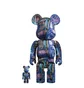 Medicom 100% + 400% Jean Michel Basquiat #7 Be@rbrick Toy
