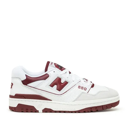 New Balance BB 550 LI (Weiß / Weinrot)
