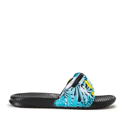 Nike Benassi JDI 'Fanny Pack' (Schwarz / Türkis)