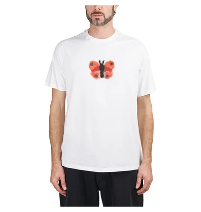 Pop Trading Company Rop Butterfly T-Shirt (Weiß)