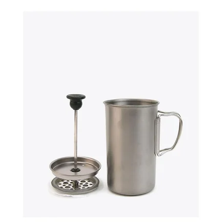 Snow Peak Titanium French Press (Silber)