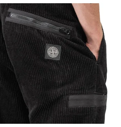 Stone Island Cord Pants (Schwarz)