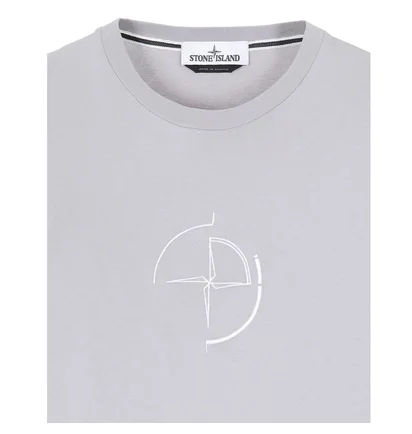 Stone Island 'Data Scan' T-Shirt (Grau)