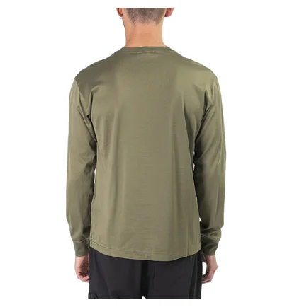 Stone Island Small Logo Patch Longsleeve (Olive)
