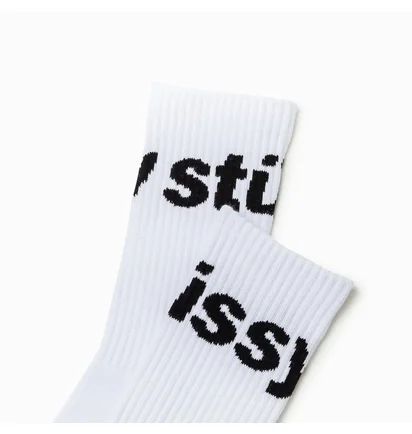 Stüssy Jaquard Logo Socks (Weiß)