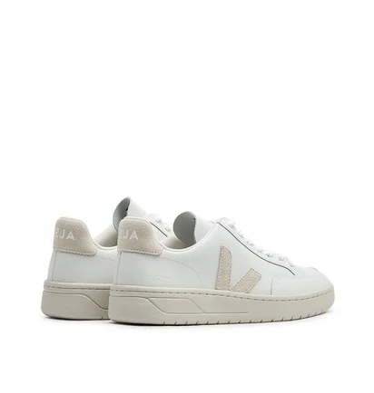 Veja WMNS V-12 Leather (Weiß / Beige)