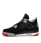 Air Jordan 4 Retro 'Black Cement' (Schwarz / Rot)