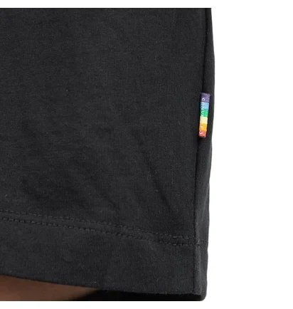 Converse Find your pride Cropped Grafik T-Shirt (Schwarz)