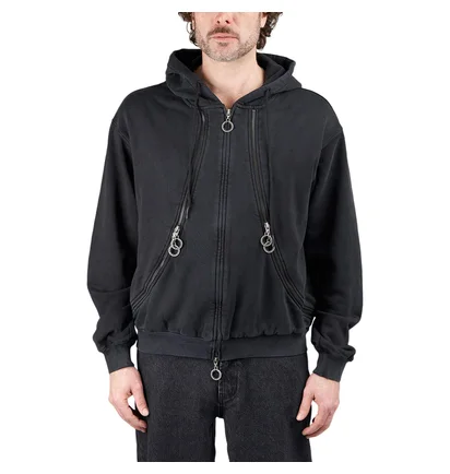 Fucking Awesome Zippers Hoodie (Schwarz)