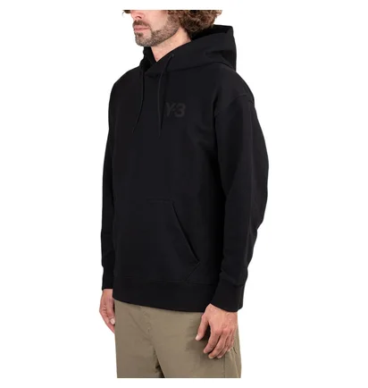 adidas Y-3 Classic Chest Logo Hoodie (Schwarz)