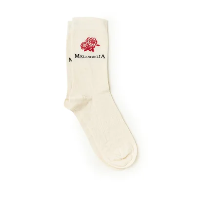 Han Kjobenhavn Socks Melancholia (Weiß)
