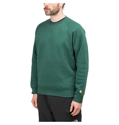 Carhartt WIP Chase Sweatshirt (Grün / Gold)