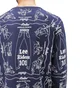 Lee 101 Sweatshirt (Navy / Weiß)