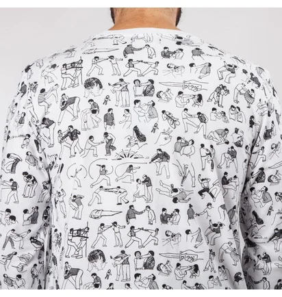 Raised by Wolves Riot Long Sleeve T-Shirt (Weiß)