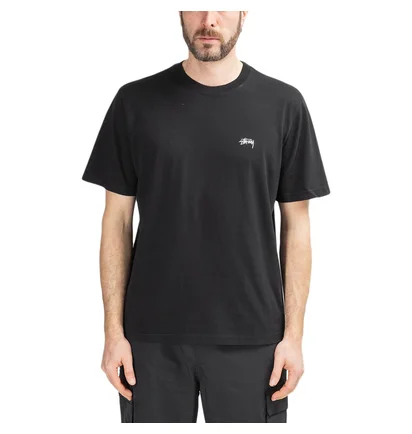 Stüssy Stock Logo Tee (Schwarz)