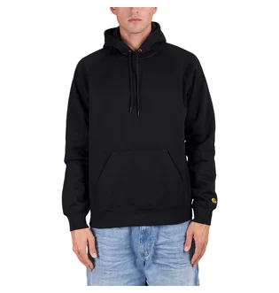 Carhartt WIP Hooded Chase Sweat (Schwarz / Gold)