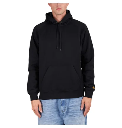 Carhartt WIP Hooded Chase Sweat (Schwarz / Gold)