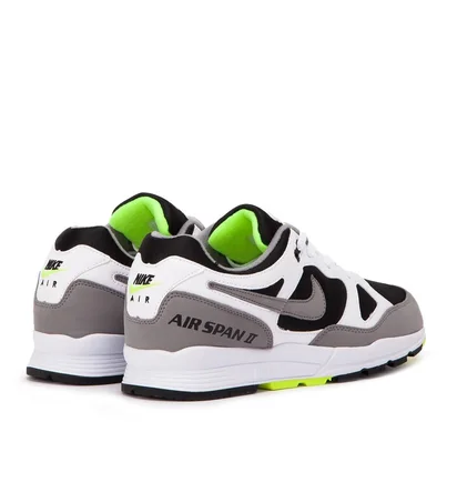Nike Air Span II (Weiß / Grau / Neongelb)
