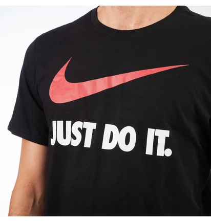 Nike ''Just Do It'' Swoosh T-Shirt (Schwarz)