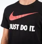 Nike ''Just Do It'' Swoosh T-Shirt (Schwarz)