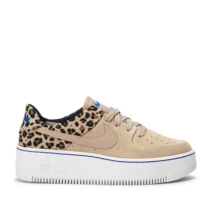 Nike WMNS Air Force 1 Sage Low PRM 'Leopard' (Beige)