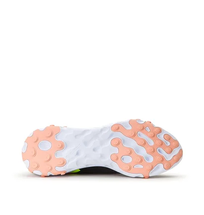 Nike WMNS React Element 55 Premium (Schwarz / Coral / Gelb)