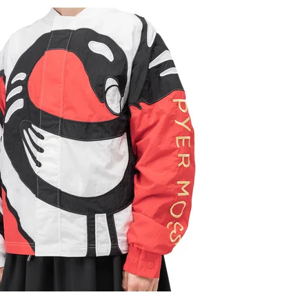 Reebok X Pyer Moss Sankofa Bomber (Weiss / Rot / Schwarz)