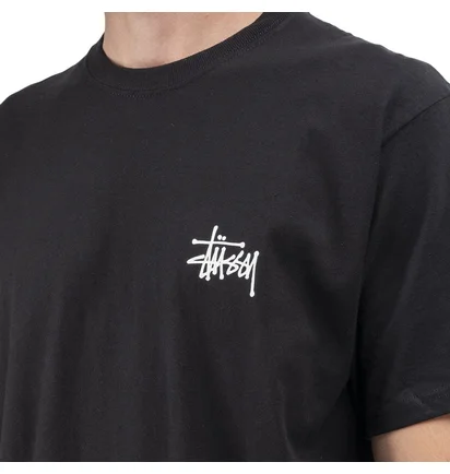 Stüssy Basic Tee (Schwarz)
