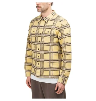 Stüssy Langley Plaid Shirt (Khaki / Beige)