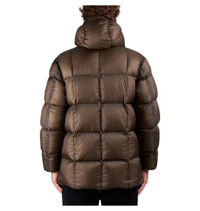 C.P. Company D.D. Shell Hooded Long Down Jacket (Oliv)