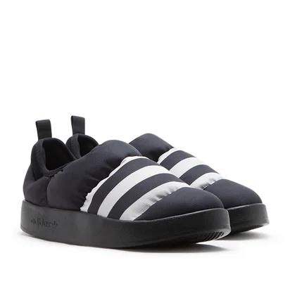 adidas Puffylette (Schwarz / Weiß)
