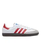 adidas Samba OG (Weiß / Rot / Grau)