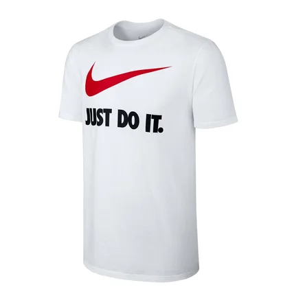 Nike ''Just Do It'' Swoosh T-Shirt (Weiß)