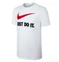 Nike ''Just Do It'' Swoosh T-Shirt (Weiß)