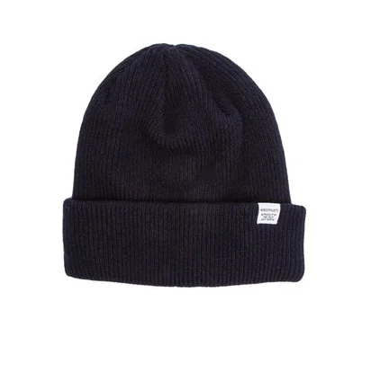 Norse Projects Norse Beanie (Dunkelblau)