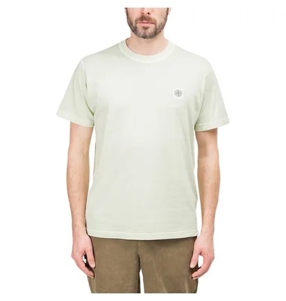 Stone Island Fissato Treatment T-Shirt (Blassgrün)