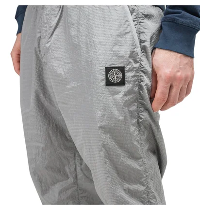 Stone Island Nylon Metal Ripstop Pants (Silber)