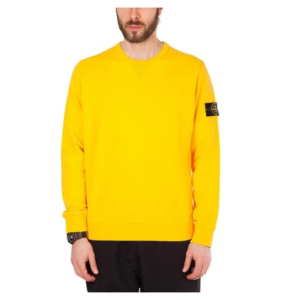 Stone Island Sweat Shirt Crewneck (Gelb)