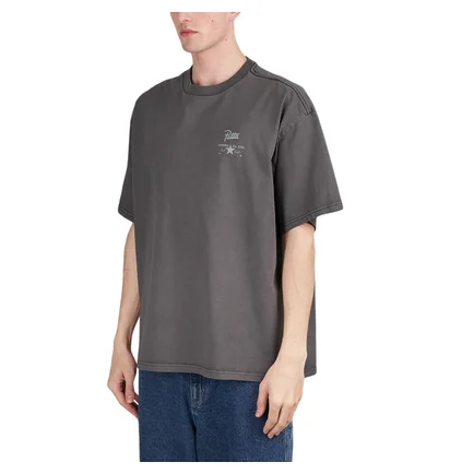 Converse x Patta Four-Leaf Clover Short Sleeve Shirt (Grau)