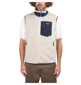 Patagonia Classic Retro-X Fleece Vest (Beige / Blau)